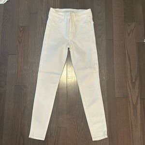 American Eagle next level stretch white jeans